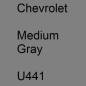 Preview: Chevrolet, Medium Gray, U441.